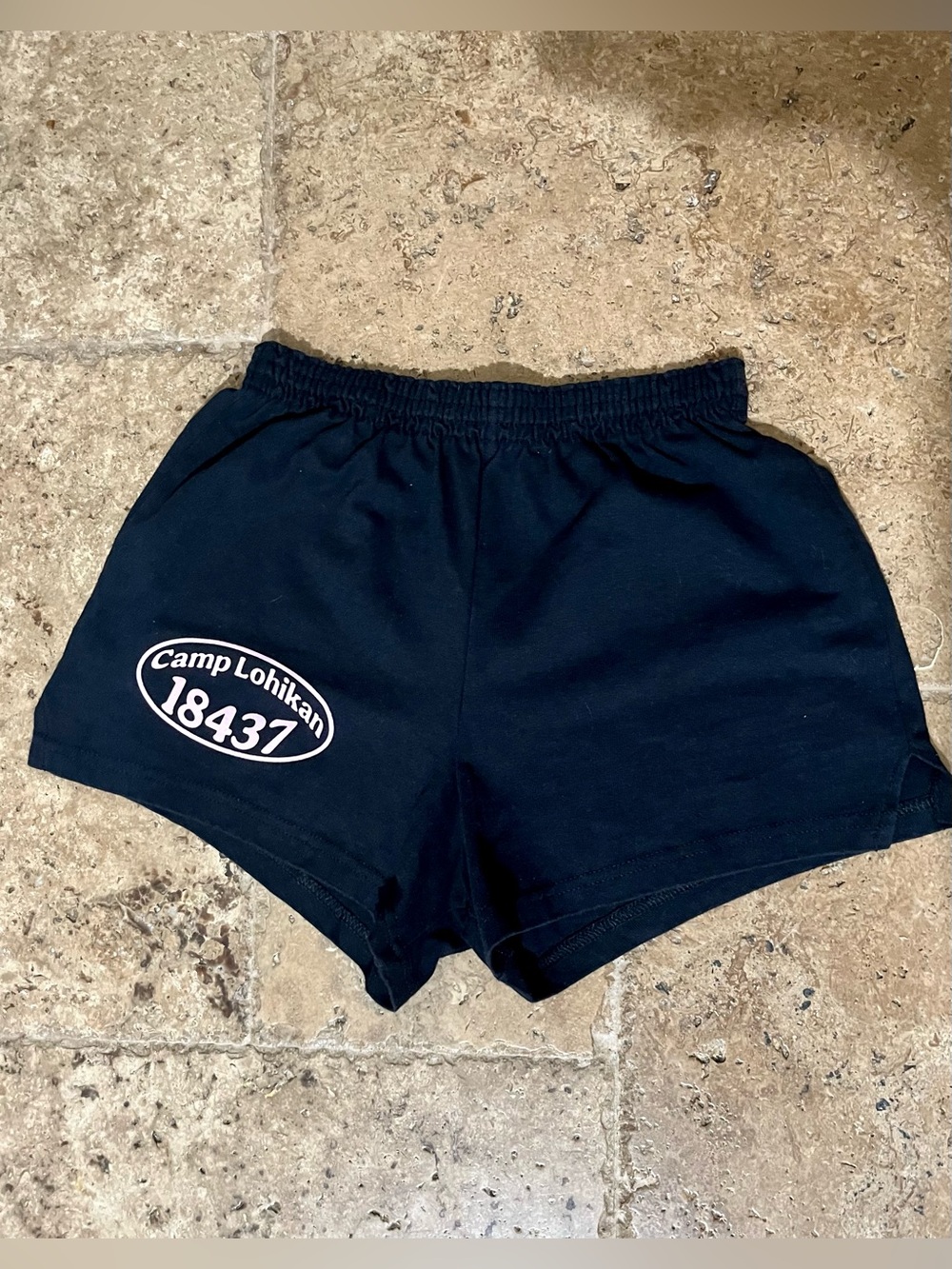 Camp Lohikan Soffe Athletic Shorts With Pink Graphic